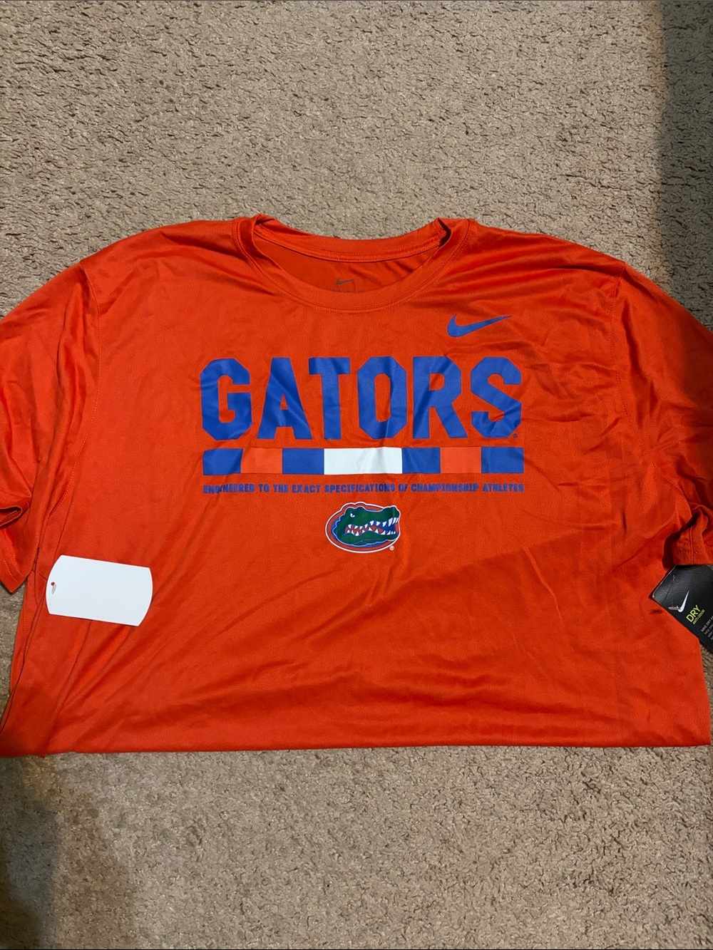 Nike Orange Gators Graphic dri-Fit Tee